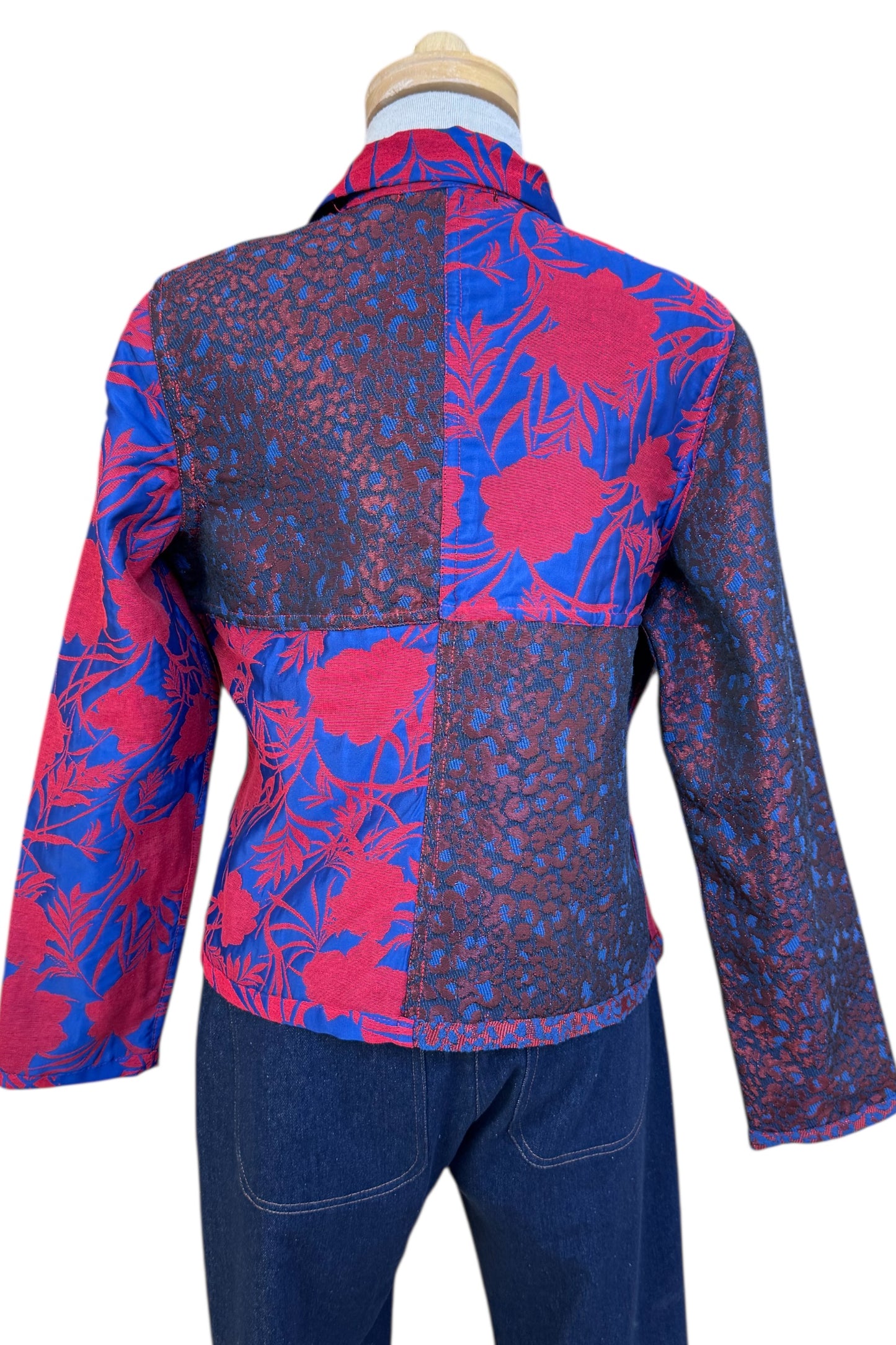 Fall/Winter Mosaique Reversible Two-Colour Jacket Size 12