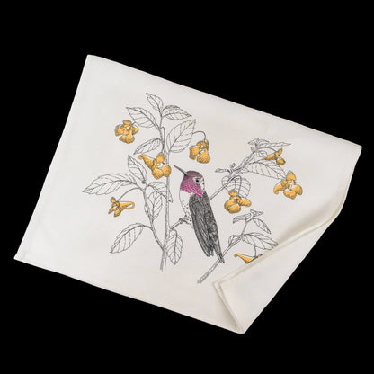 Anna's Hummingbird Tea Towel - West Coast Birds