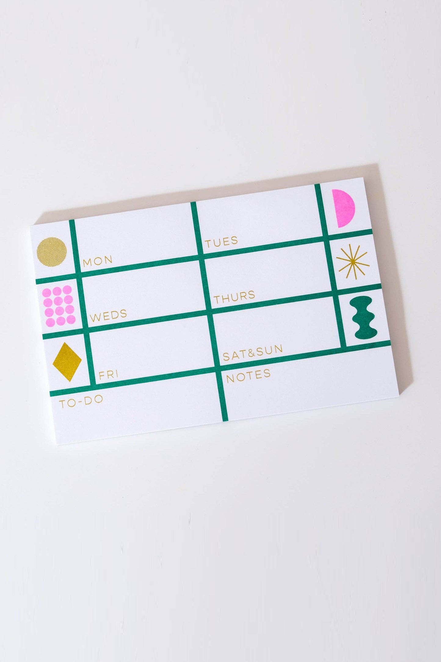 Weekly Notepad • Green