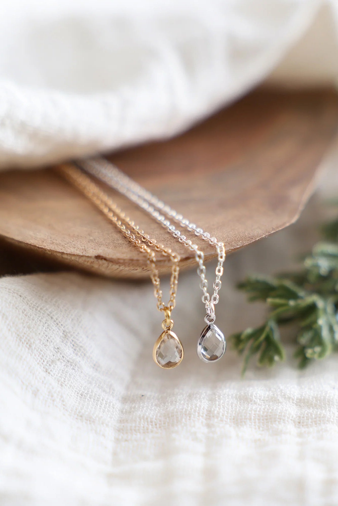 Crystal Drop Necklace