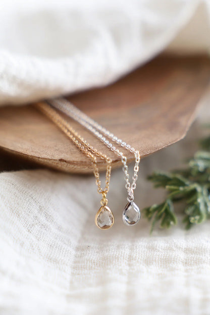 Crystal Drop Necklace