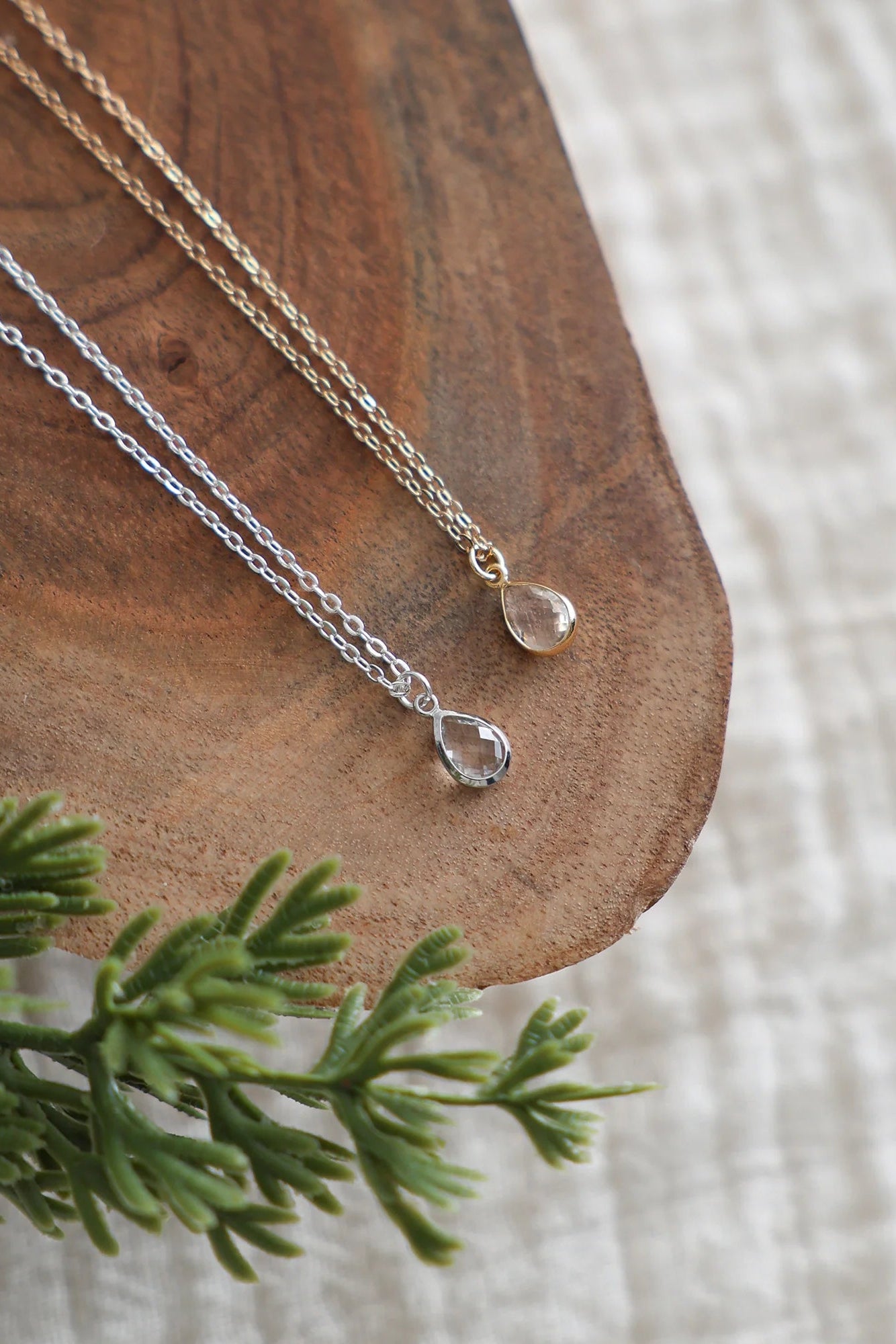 Crystal Drop Necklace