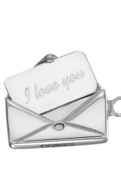 Love Letter 14K Gold Steel Necklace