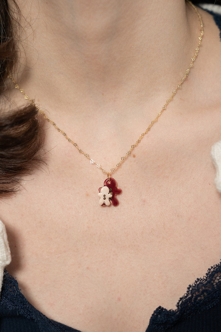 Gingerbread Necklace