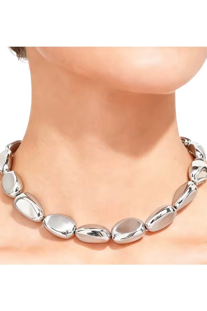 Molten Rocks Beaded Necklace