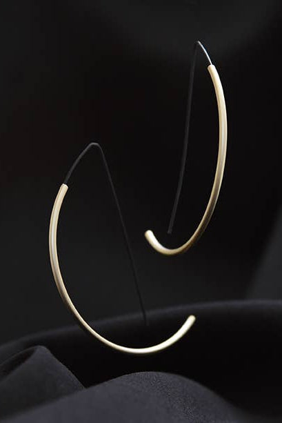 Lune Hoop Earrings