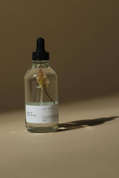 Bath Oil - Thrive - 120ml (all-natural, hand-poured)