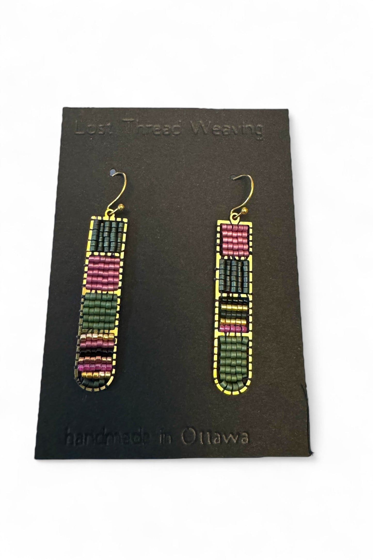 Ladder Beaded Earrings