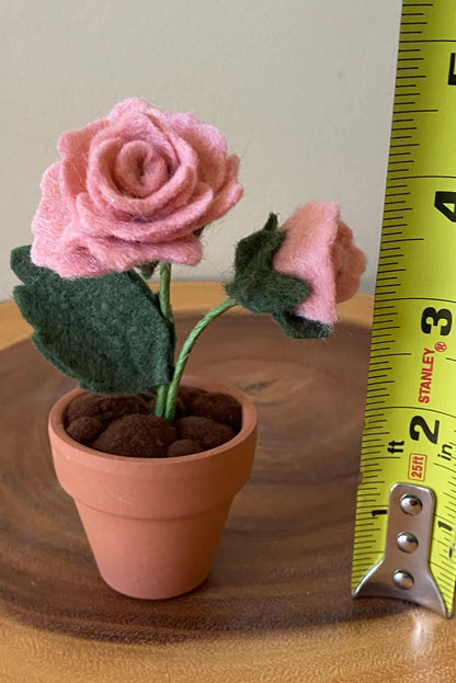 Mini Felt Rose