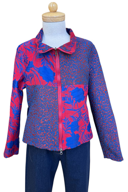 Fall/Winter Mosaique Reversible Two-Colour Jacket Size 12