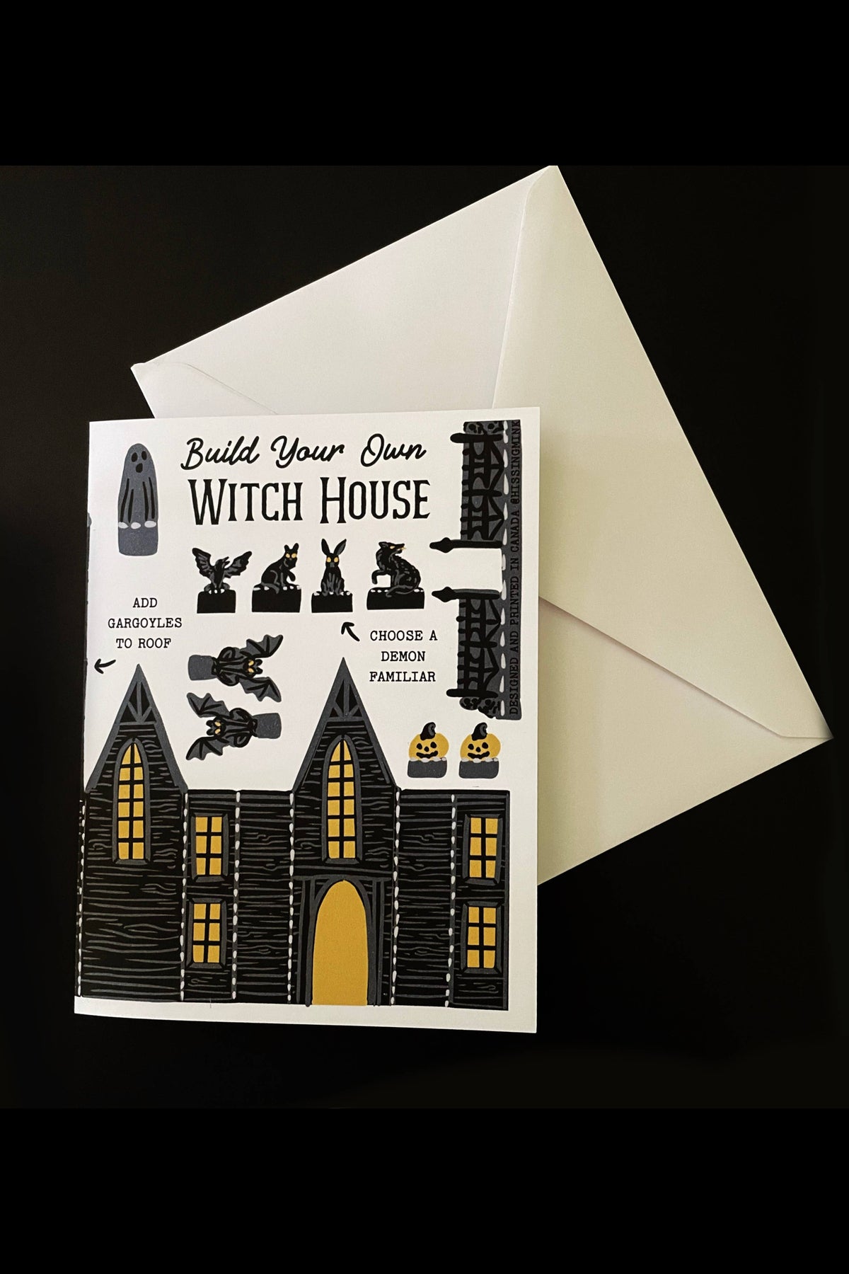   Build your own Witch House Card