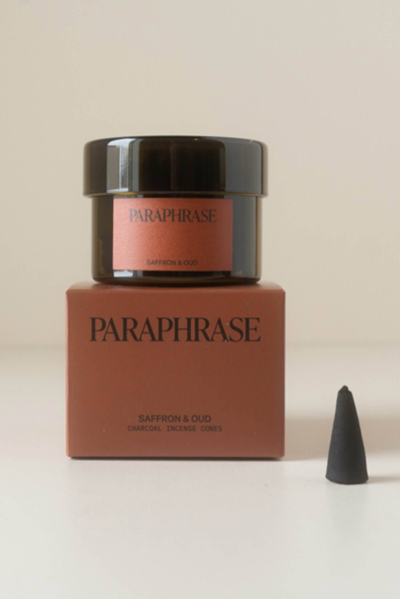 SAFFRON & OUD INCENSE CONES