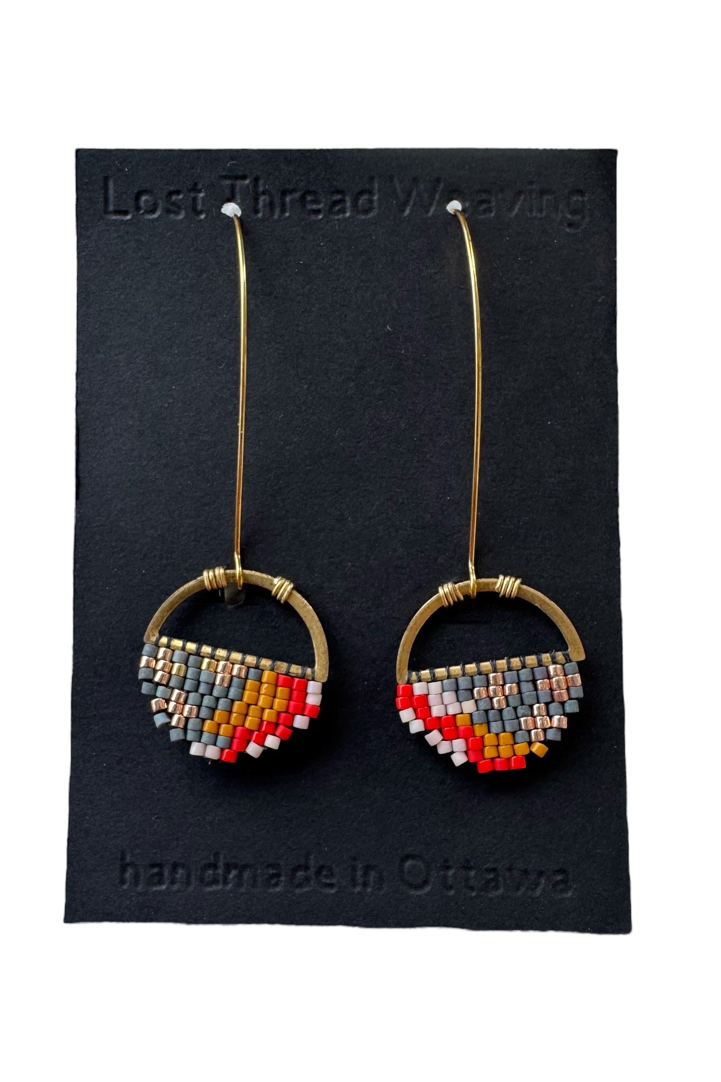 Sally Small - Abstract round earrings - MADE TO ORDER