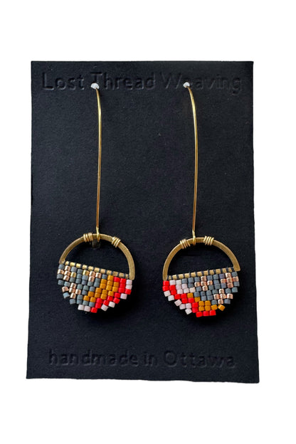 Sally Small - Abstract round earrings - MADE TO ORDER