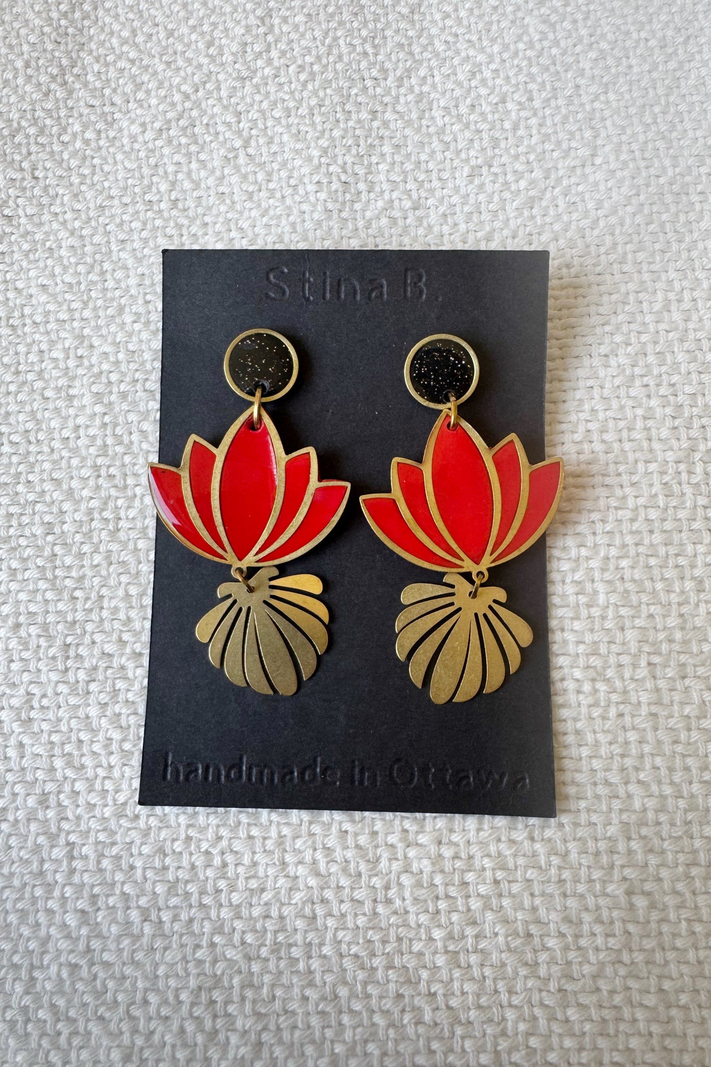 Lotus Earrings