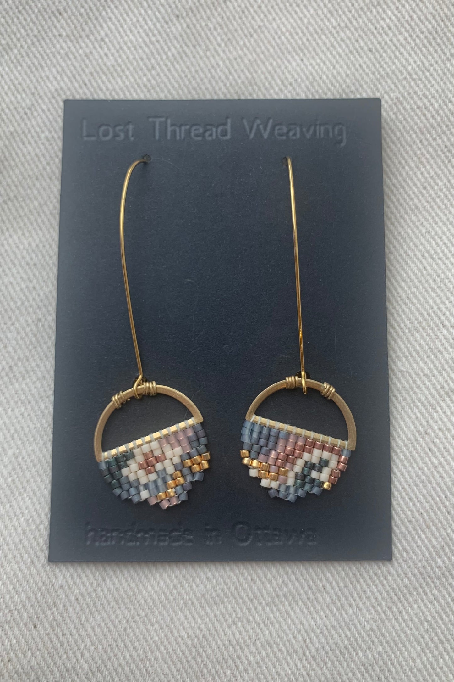 Sally Small - Abstract round earrings - MADE TO ORDER