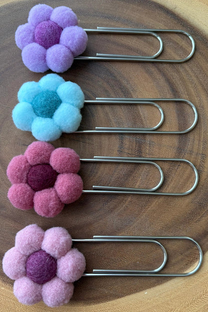 Flower Paperclip Bookmark