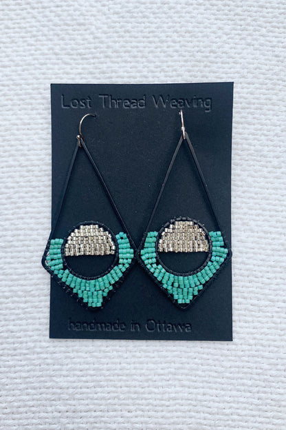 Black Diamond Sunset Dangles - MADE TO ORDER