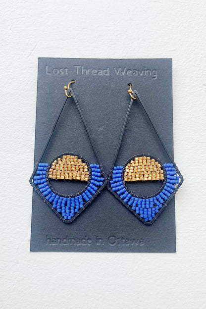 Black Diamond Sunset Dangles - MADE TO ORDER