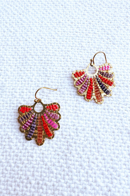 Beaded Art Deco Fans