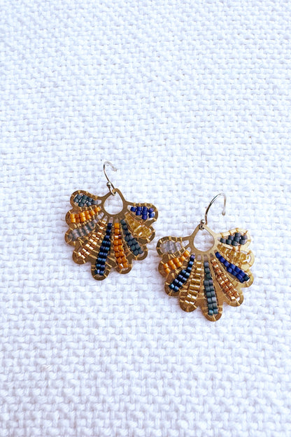 Beaded Art Deco Fans