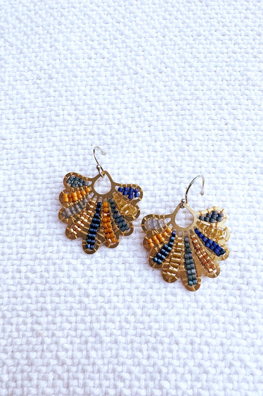 Beaded Art Deco Fans