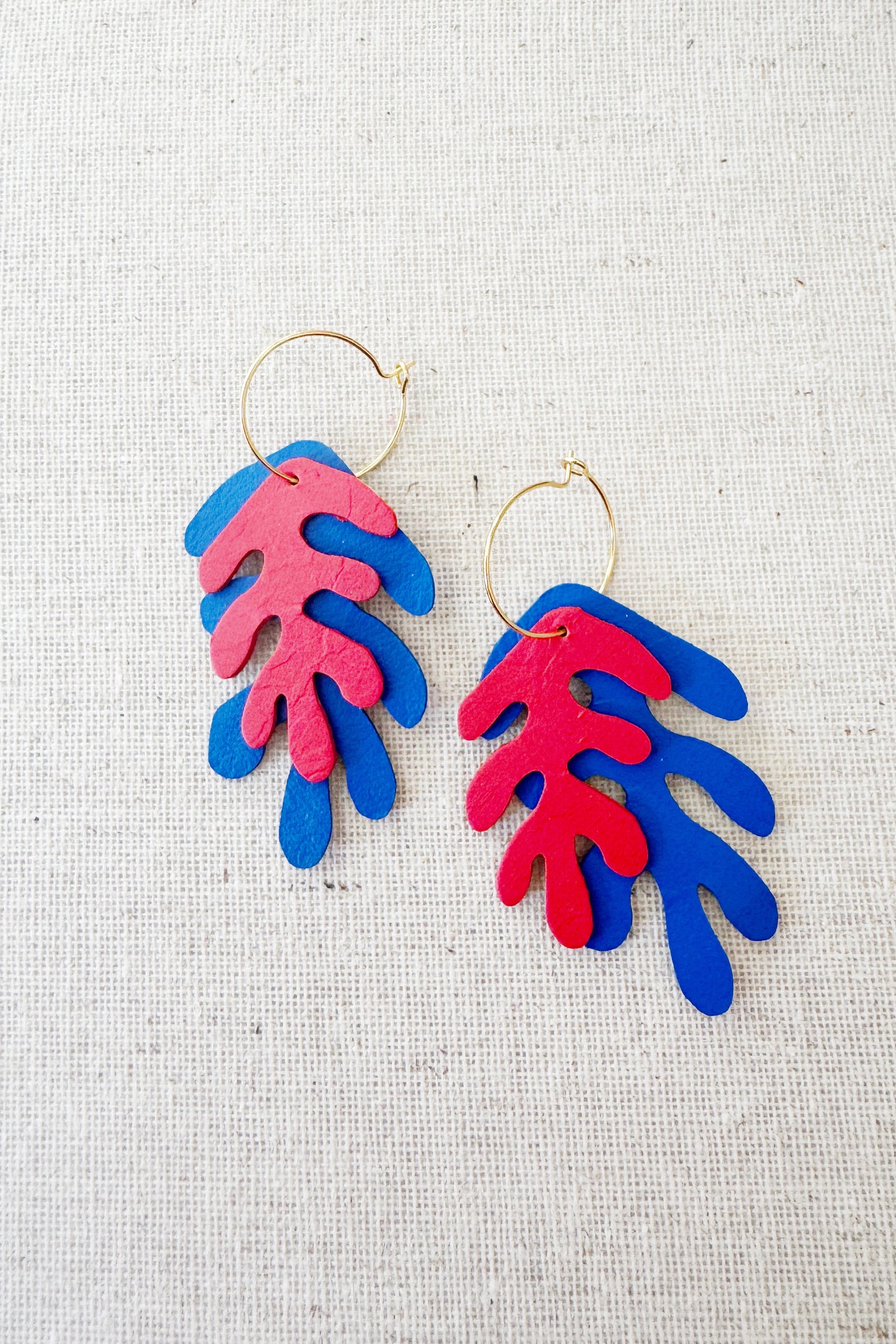 Wakame Hoop Earrings