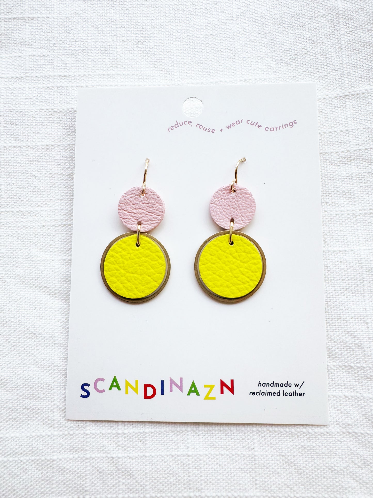 Two-Tone Orbit Earrings