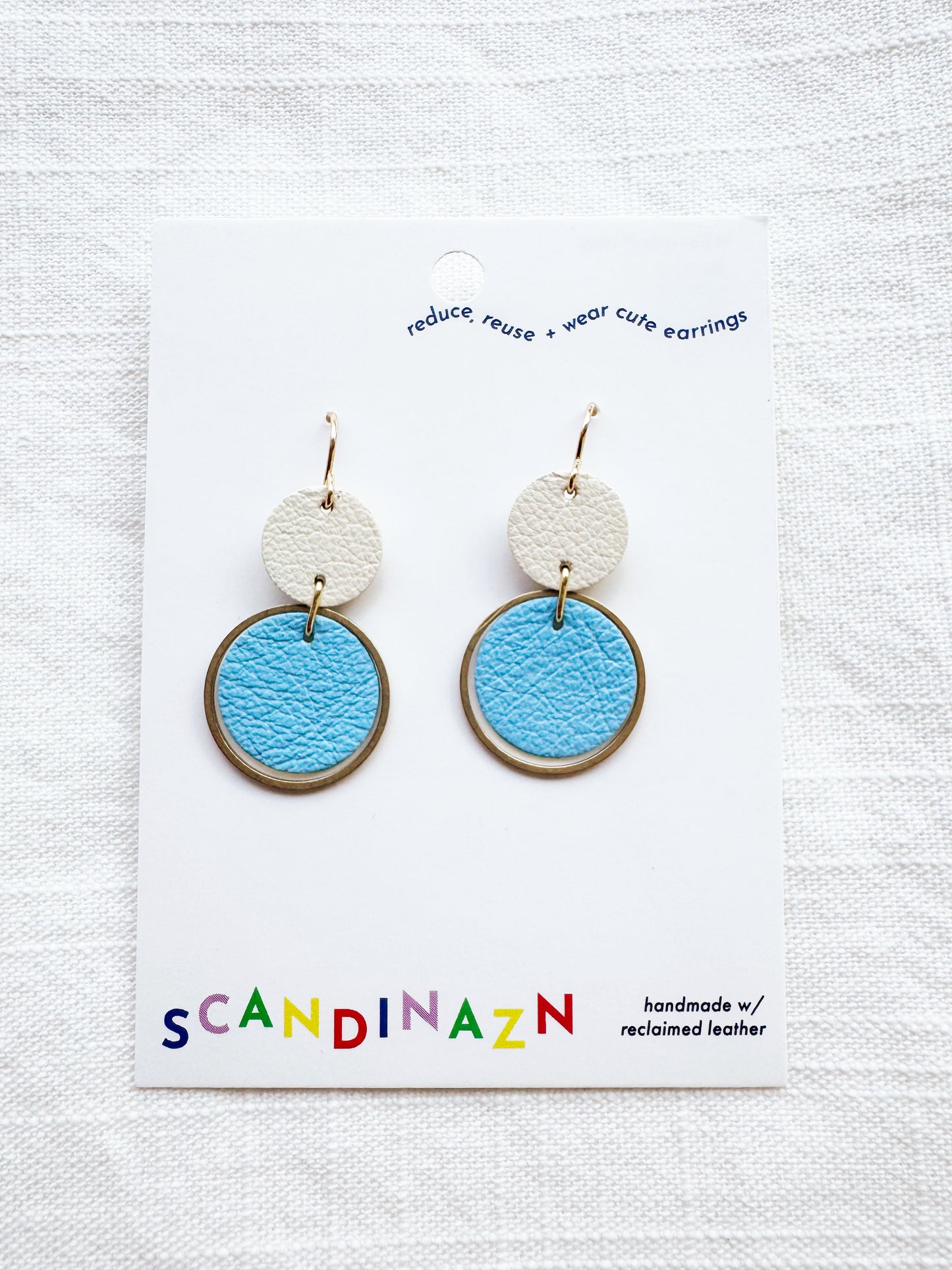 Two-Tone Orbit Earrings