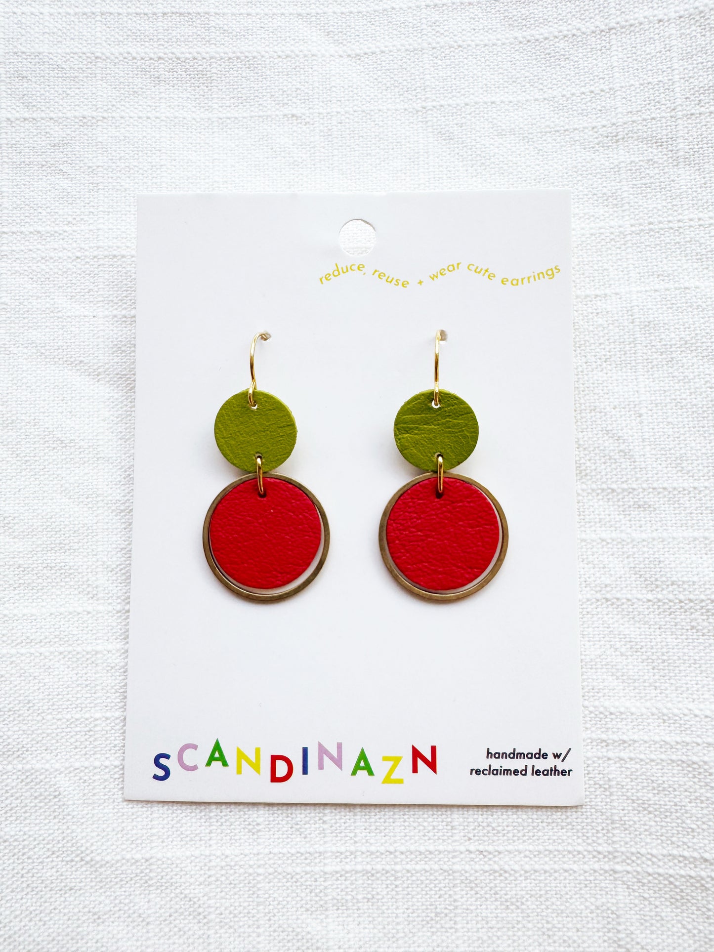 Two-Tone Orbit Earrings