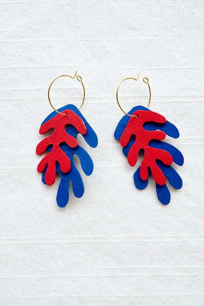 Wakame Hoop Earrings