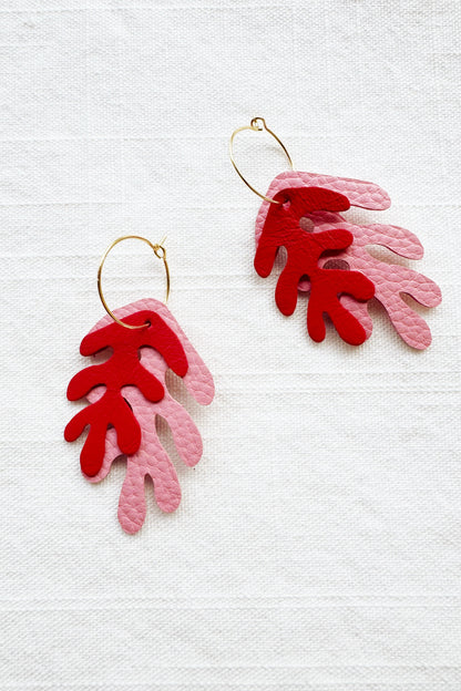 Wakame Hoop Earrings