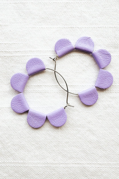 Daisy Hoop Earrings