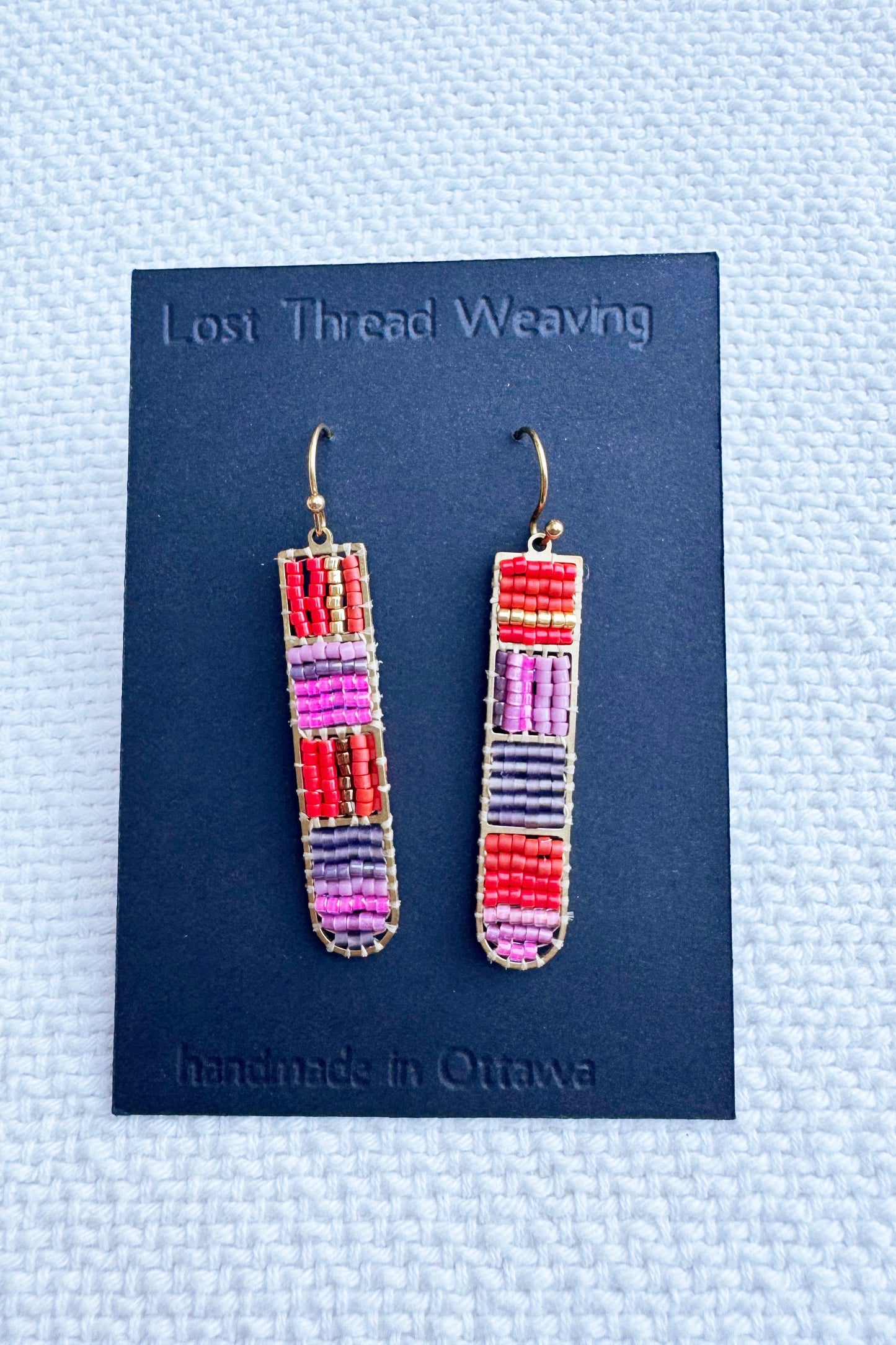 Ladder Beaded Earrings