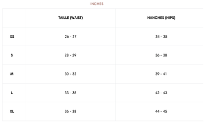 Cokluch Size Chart