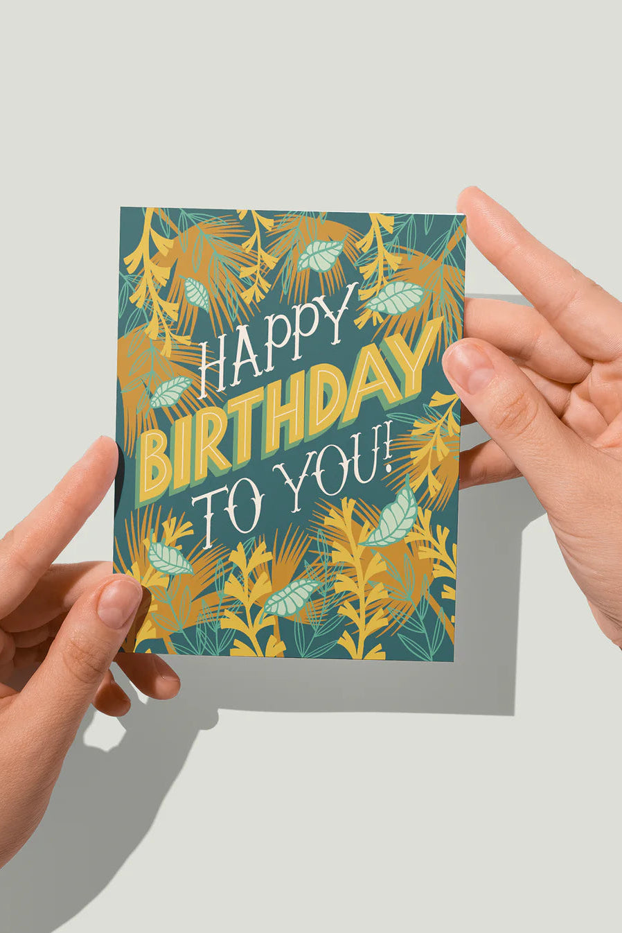 Botanical Birthday Card