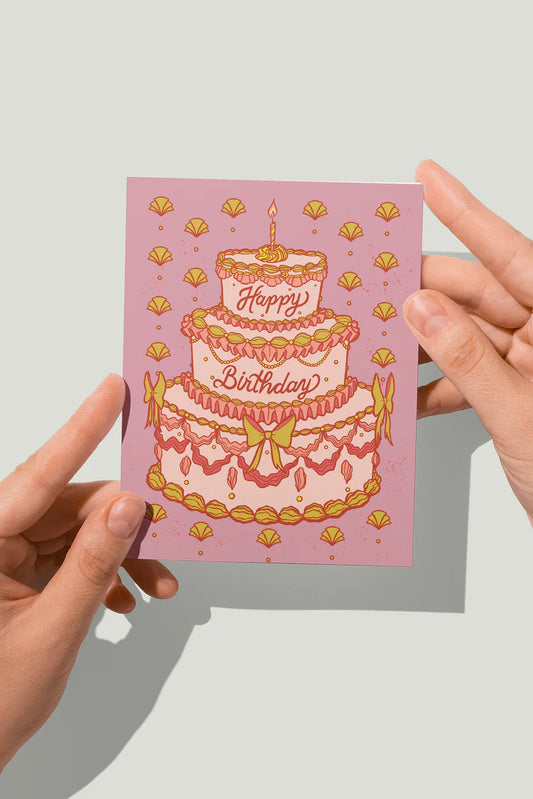 Happy Birthday Cake Card