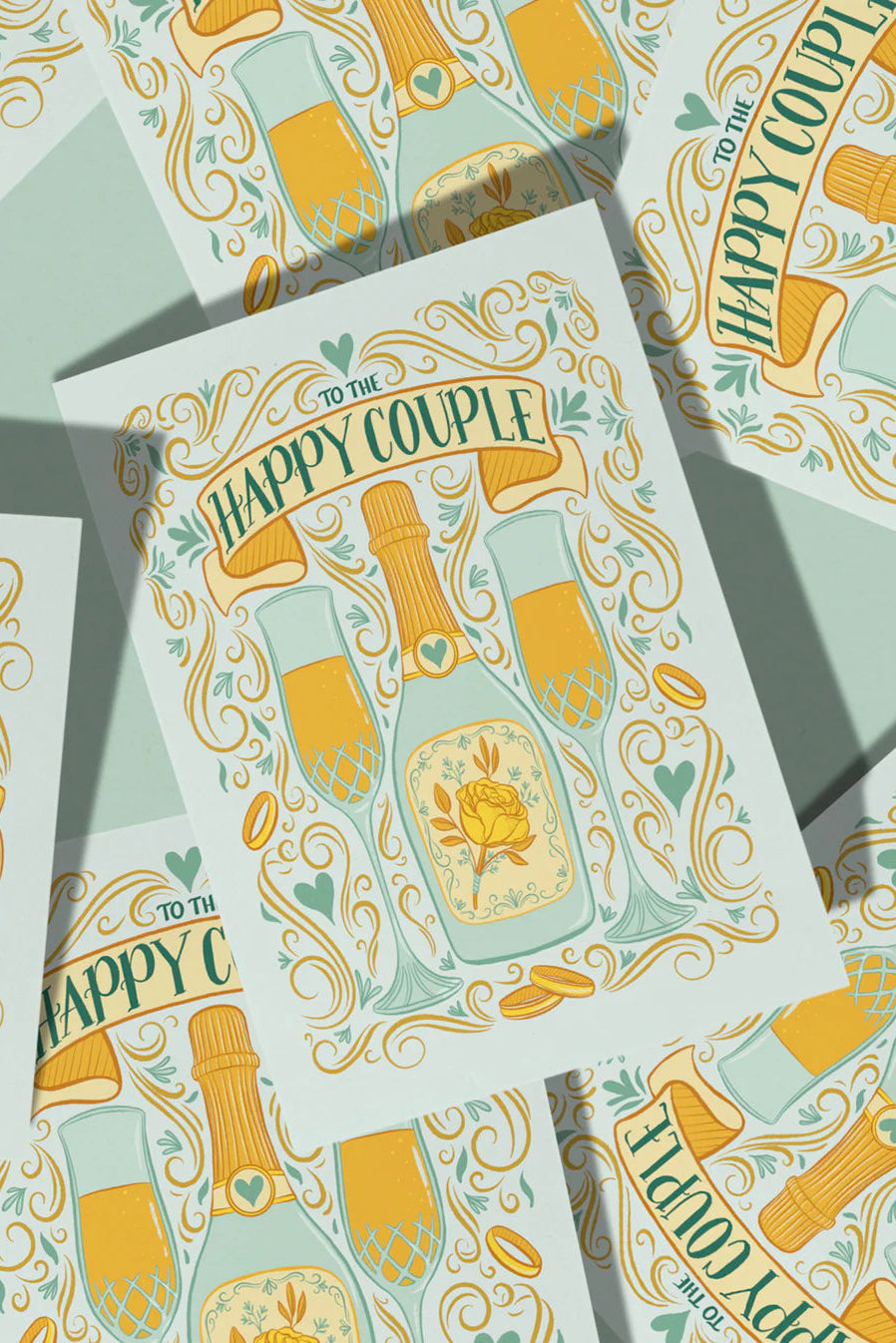 To The Happy Couple Wedding Card