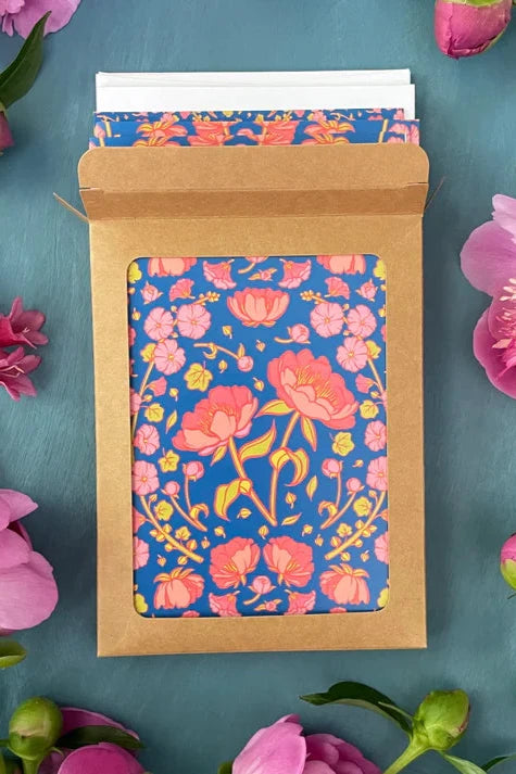 Peony Floral Card (8 Box Set)