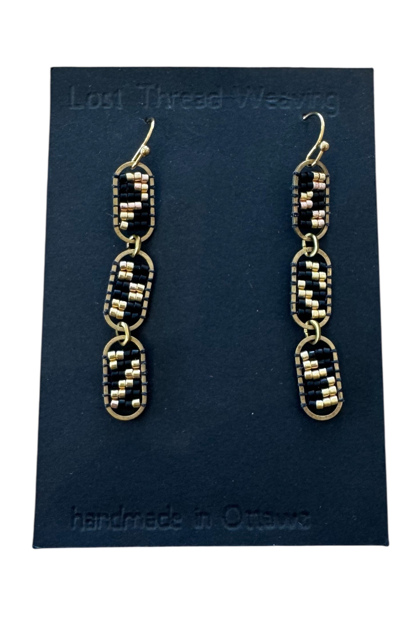 Mini Freya 3 link Chain Dangle Earrings