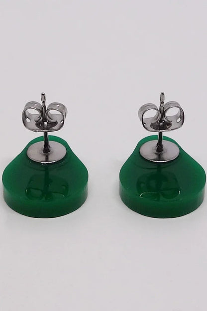 Lili0714 Avocado Stud Earrings