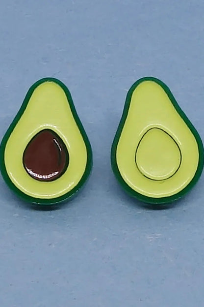 Lili0714 Avocado Stud Earrings