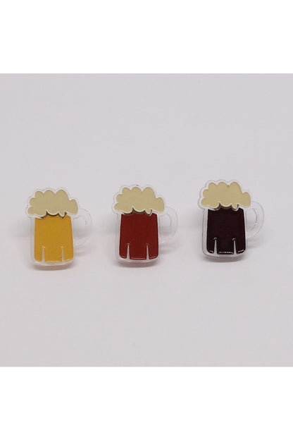 Lili0664 Beer Stud Earrings