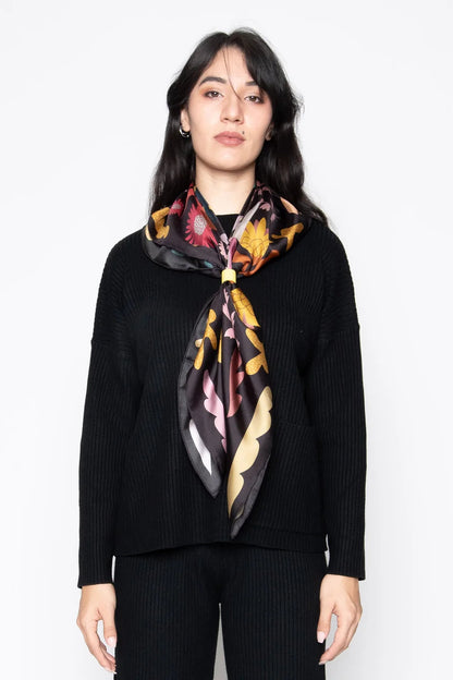 Chasing Stories Silk Scarf 90