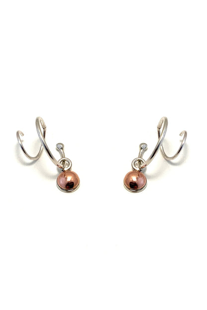 Dots01 Spiral Earrings