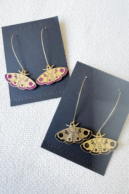 Moth Earrings