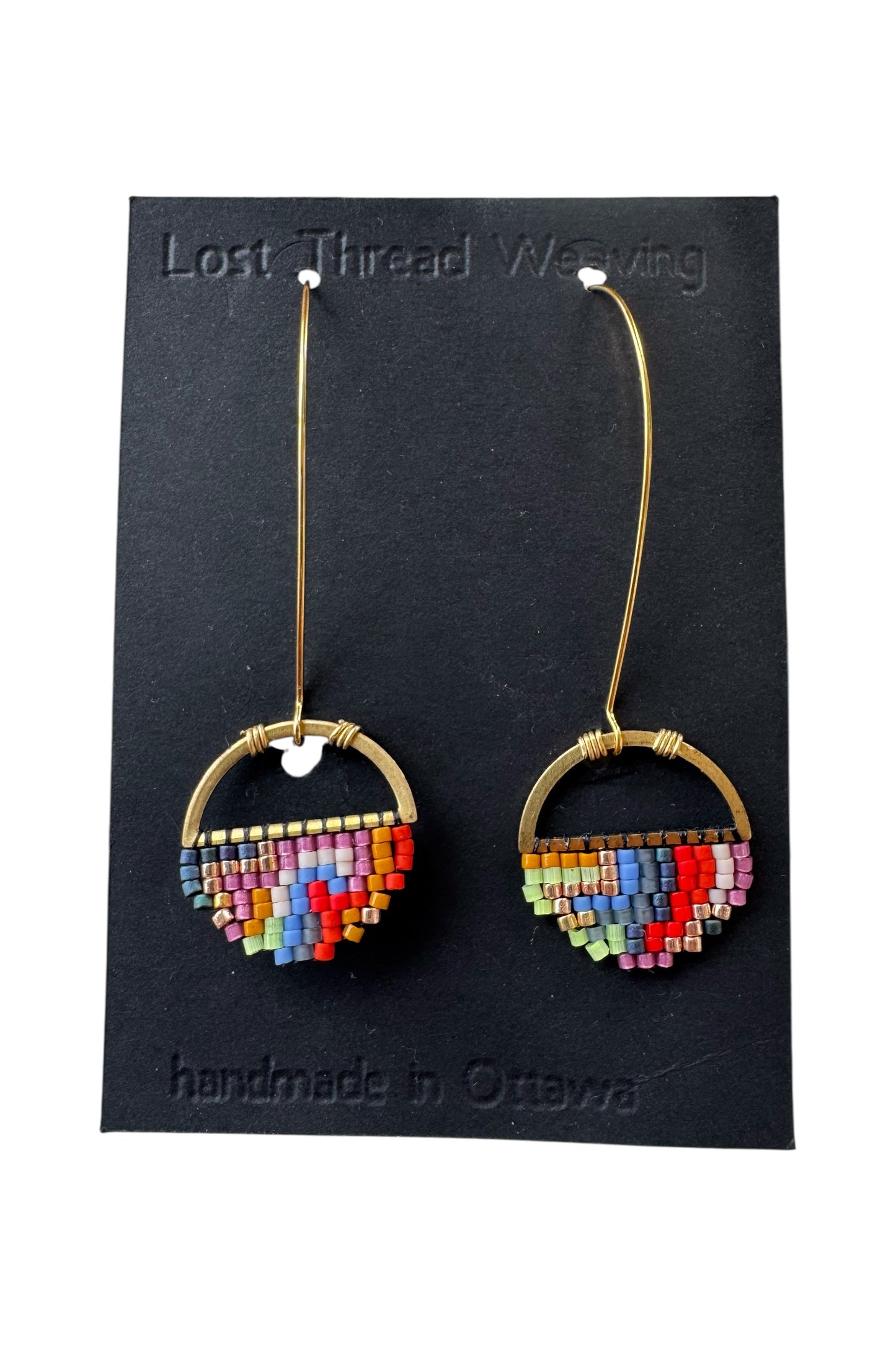 Sally Small - Abstract round earrings - MADE TO ORDER