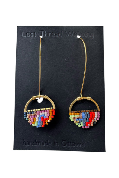 Sally Small - Abstract round earrings - MADE TO ORDER