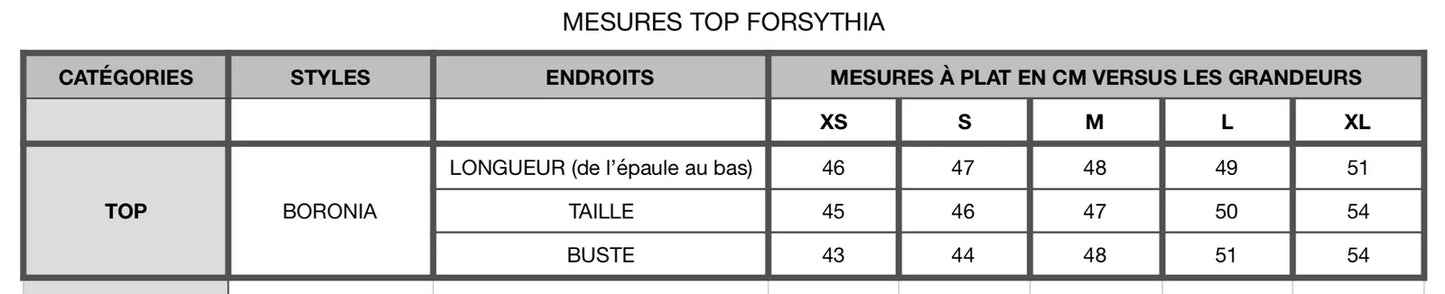 Forsythia Top