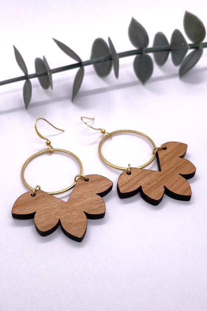 Aria Wood Earrings